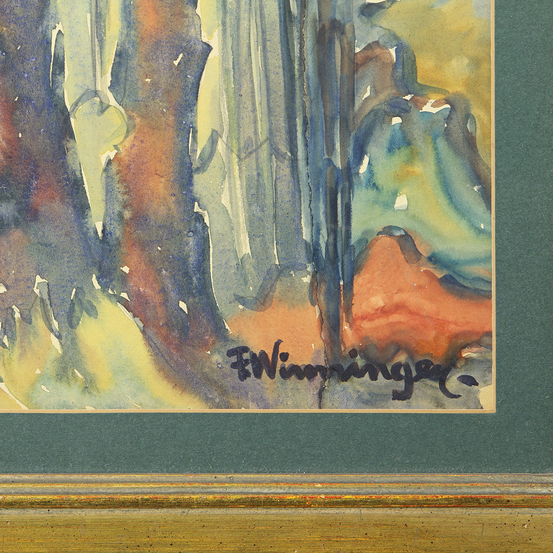 Saguaro Cactus Watercolor Painting - Franz Winniger - Vintage - STAG Provisions - W - One & Done - Art