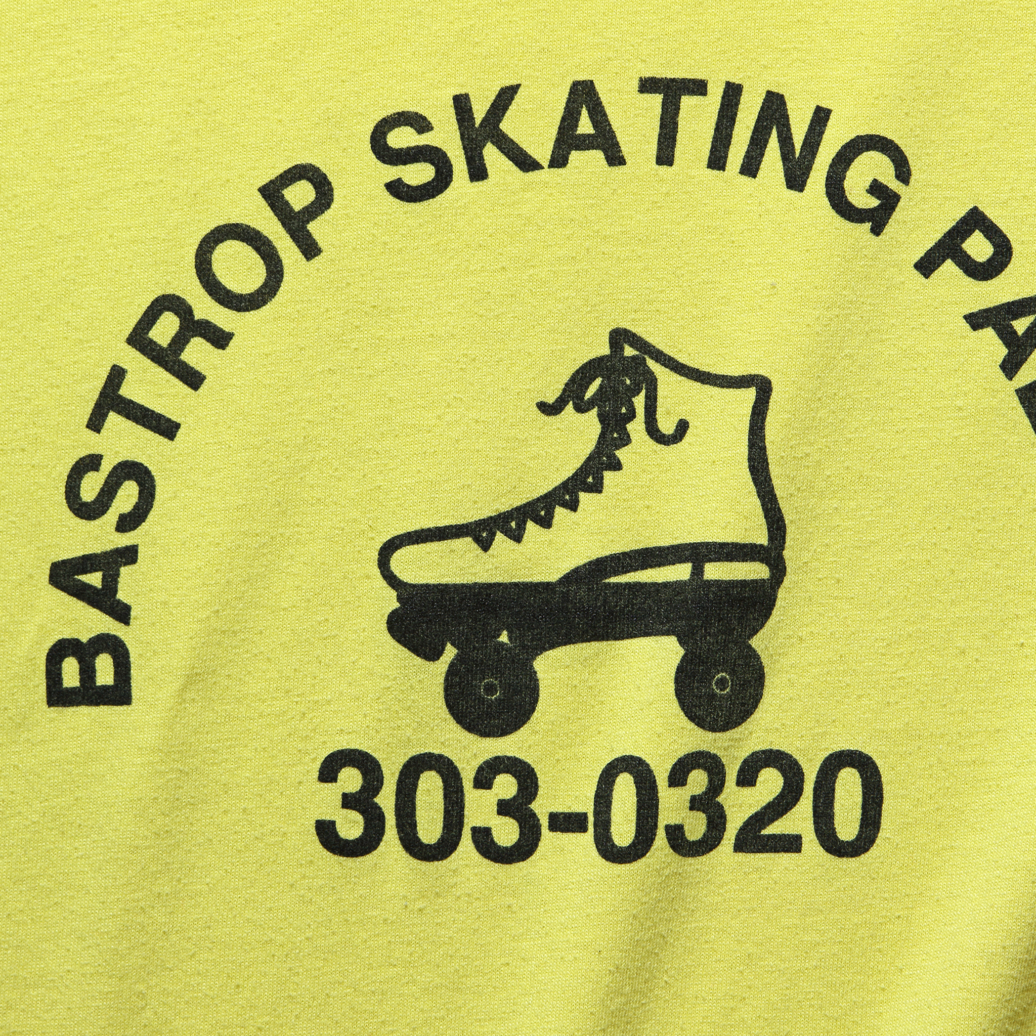 
                          Bastrop Skating Palace T-Shirt - Yellow - Vintage - STAG Provisions - W - One &amp; Done - Apparel
                        