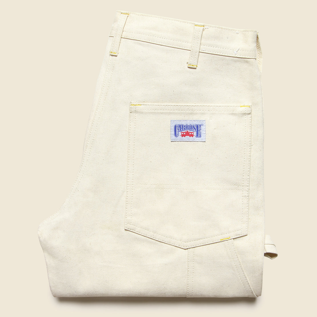 Deadstock Caboose Canvas Pants - Natural - Vintage - STAG Provisions - W - One & Done - Apparel