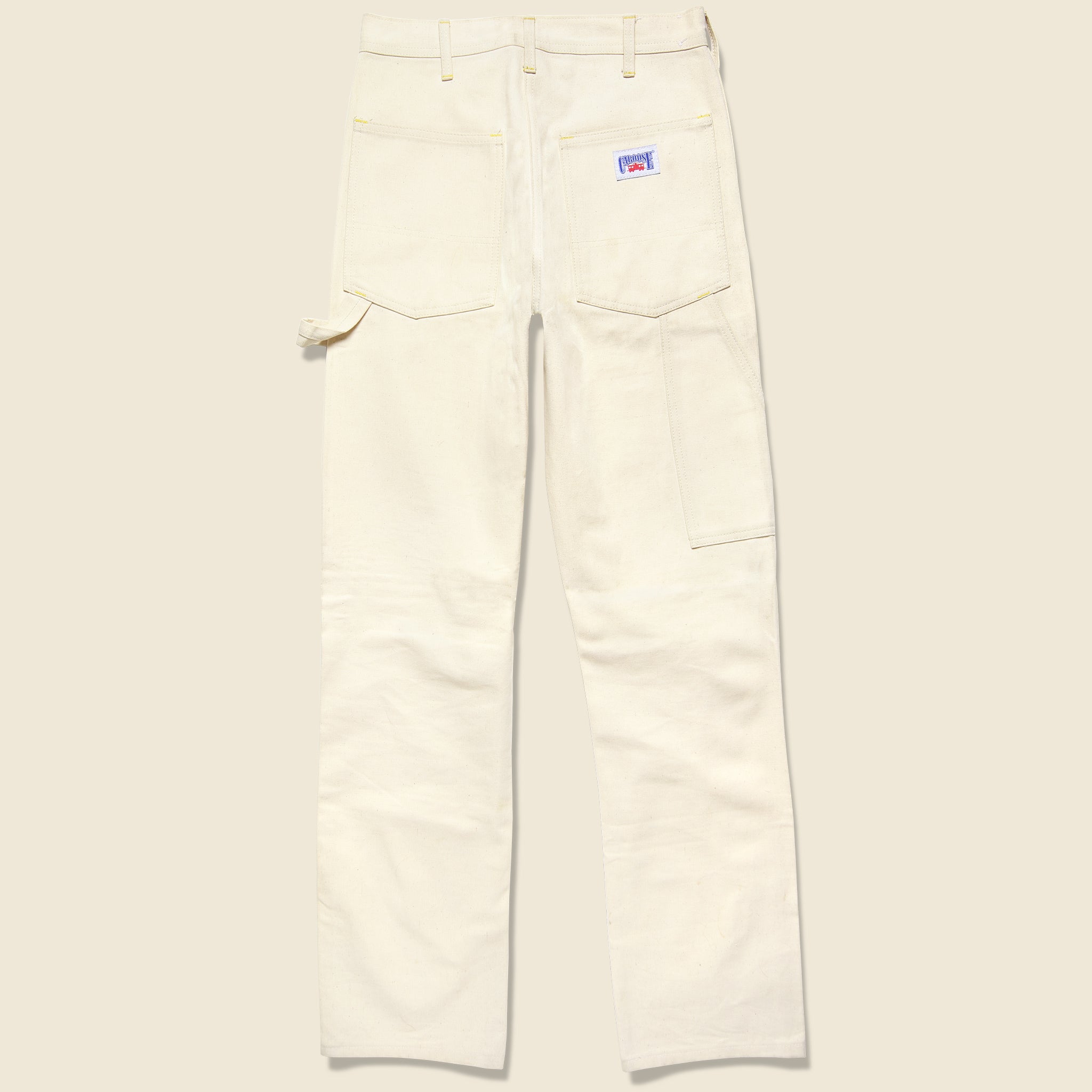 
                          Deadstock Caboose Canvas Pants - Natural - Vintage - STAG Provisions - W - One &amp; Done - Apparel
                        