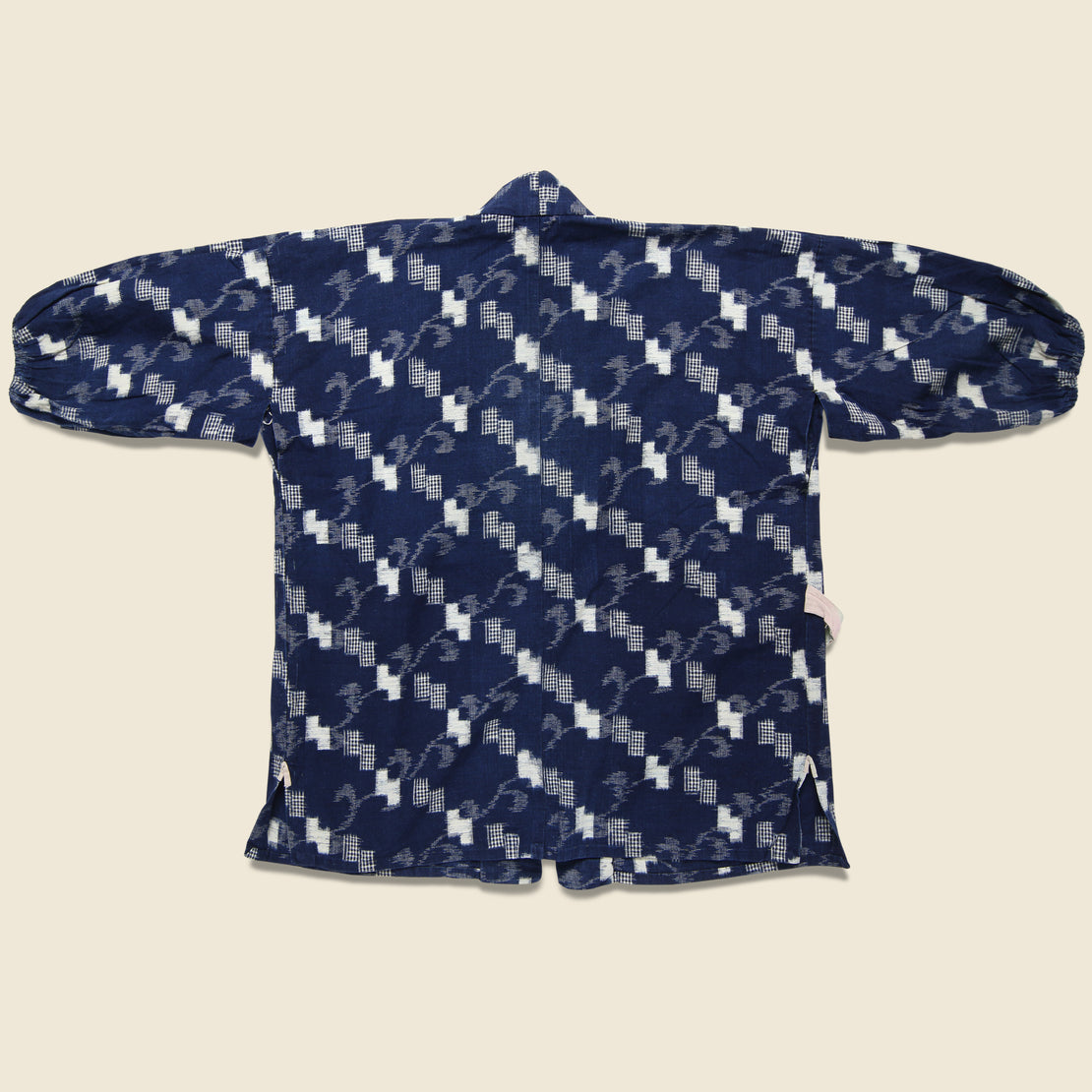 Kasuri Ikat Noragi Jacket - Indigo/White/Red - Vintage - STAG Provisions - W - One & Done - Apparel