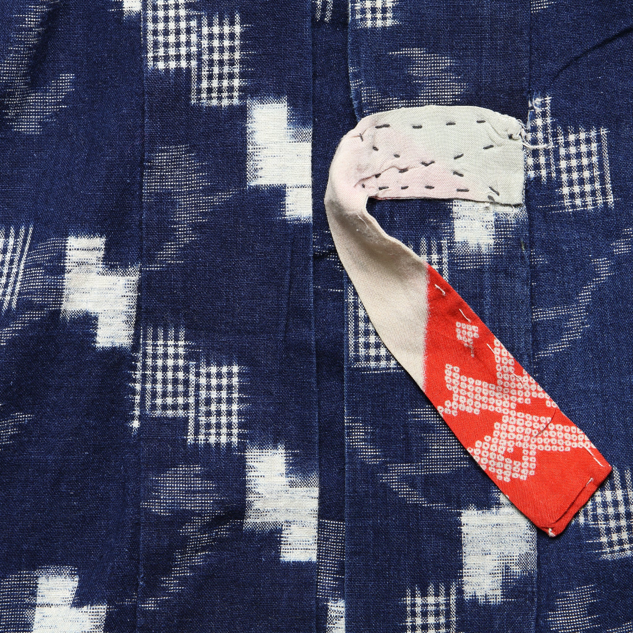 
                          Kasuri Ikat Noragi Jacket - Indigo/White/Red - Vintage - STAG Provisions - W - One &amp; Done - Apparel
                        