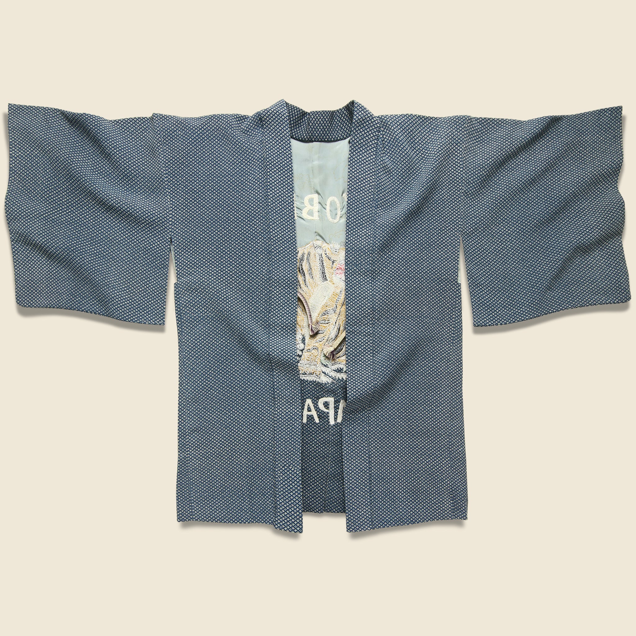 
                          Embroidered Silk Kimono - Tiger Kobe - Vintage - STAG Provisions - W - One &amp; Done - Apparel
                        