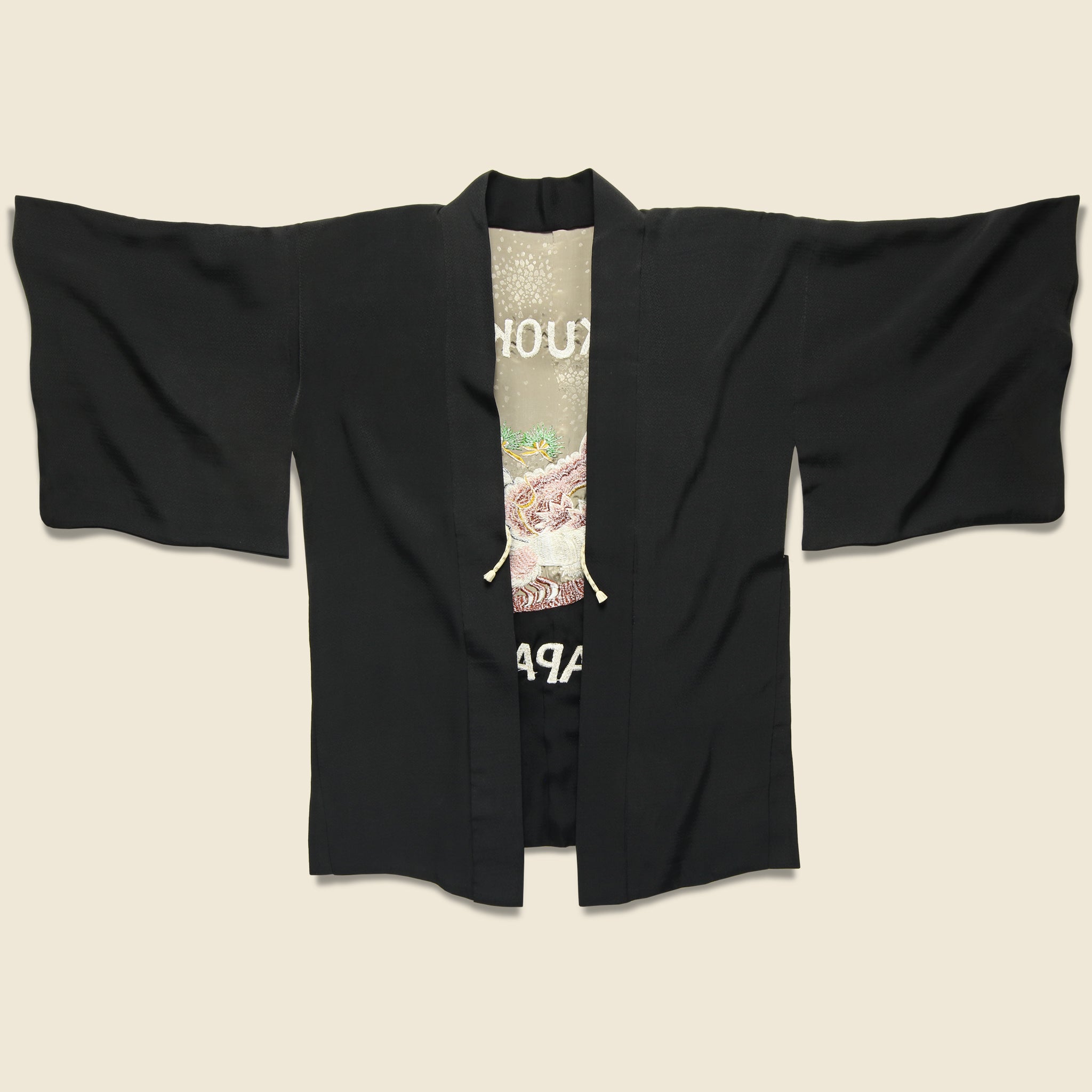 
                          Embroidered Silk Kimono - Eagle Fukuoka - Vintage - STAG Provisions - W - One &amp; Done - Apparel
                        