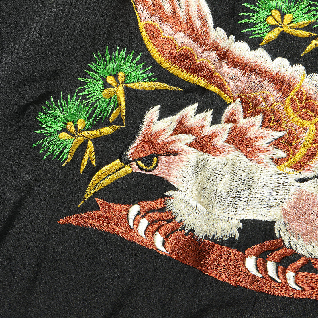 Embroidered Silk Kimono - Eagle Fukuoka - Vintage - STAG Provisions - W - One & Done - Apparel
