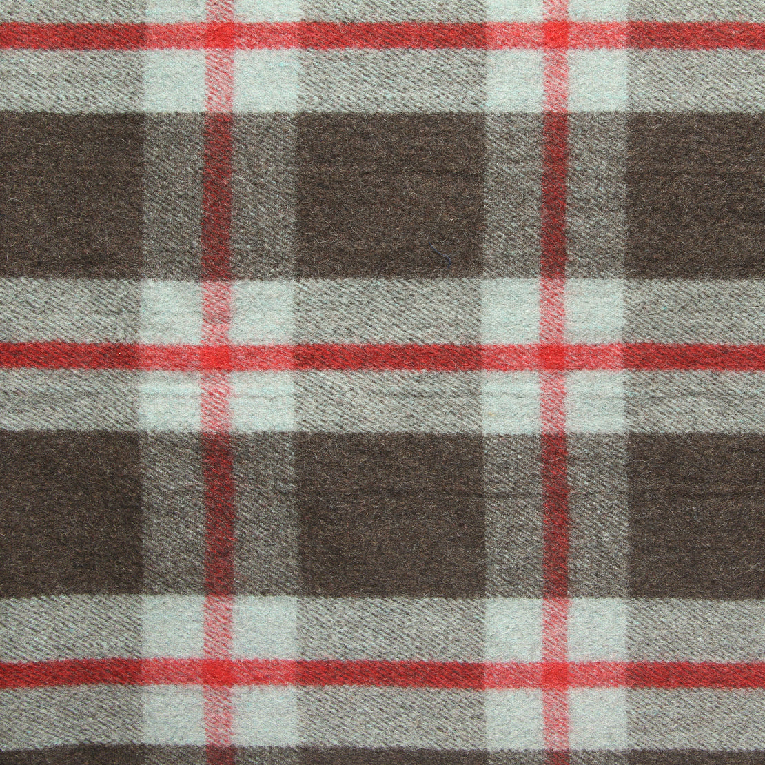 Vintage Indian Wool Plaid Blanket - Black/Red - Vintage - STAG Provisions - Gift - Blankets