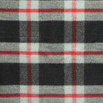 Vintage Indian Wool Plaid Blanket - Black/Red - Vintage - STAG Provisions - Gift - Blankets