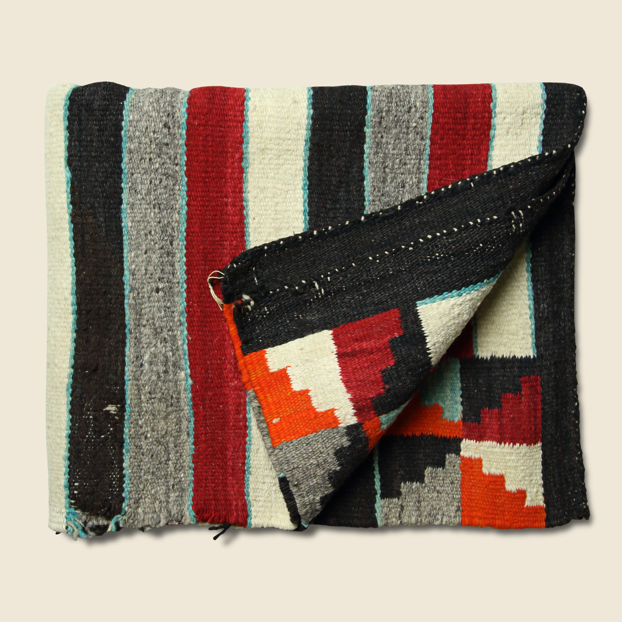 
                          Native American Striped Rug - Vintage - STAG Provisions - One &amp; Done - Rug
                        