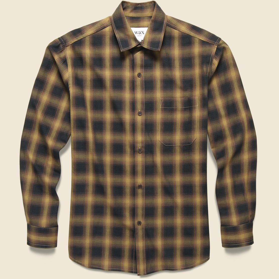 Wax London OZ Shirt - Brown Berkley Check