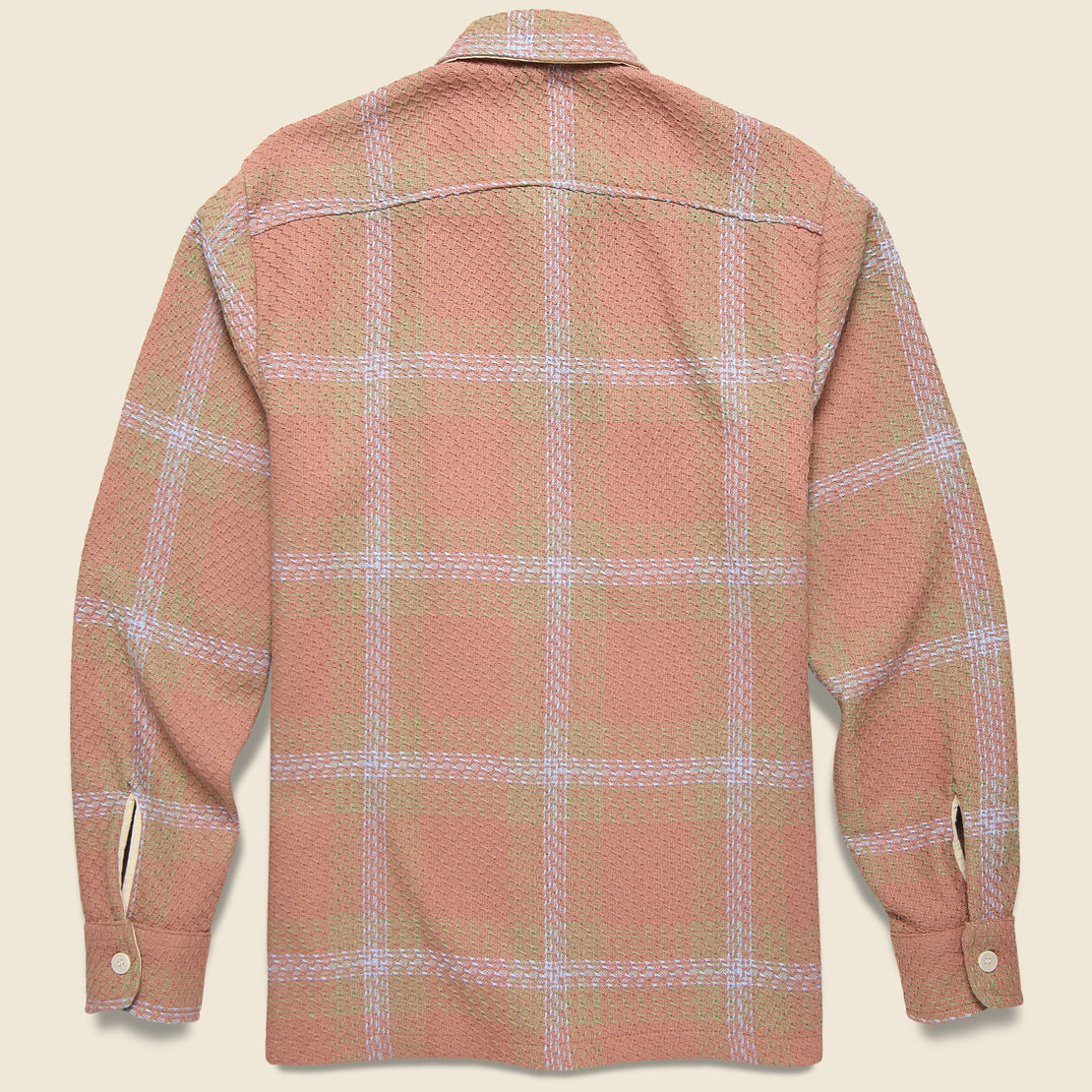Mio Whiting Overshirt - Pink/Blue - Wax London - STAG Provisions - Tops - L/S Woven - Plaid