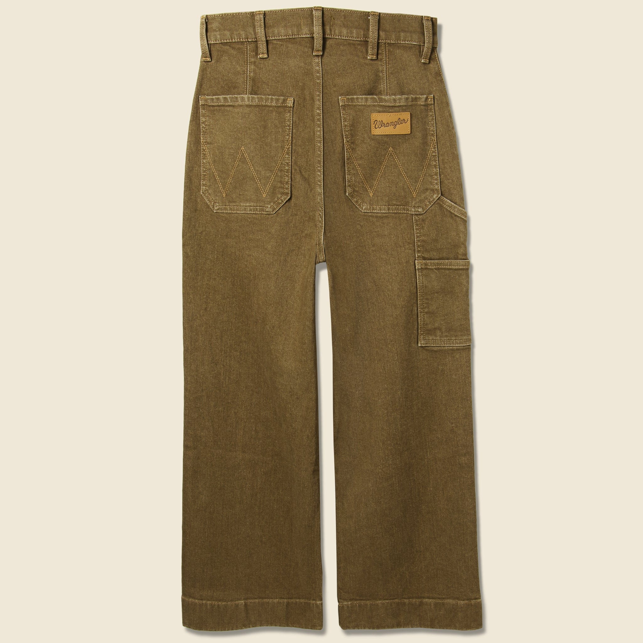 
                          Wide Leg Utility Crop Jean - Falcon Brown - Wrangler - STAG Provisions - W - Pants - Denim
                        