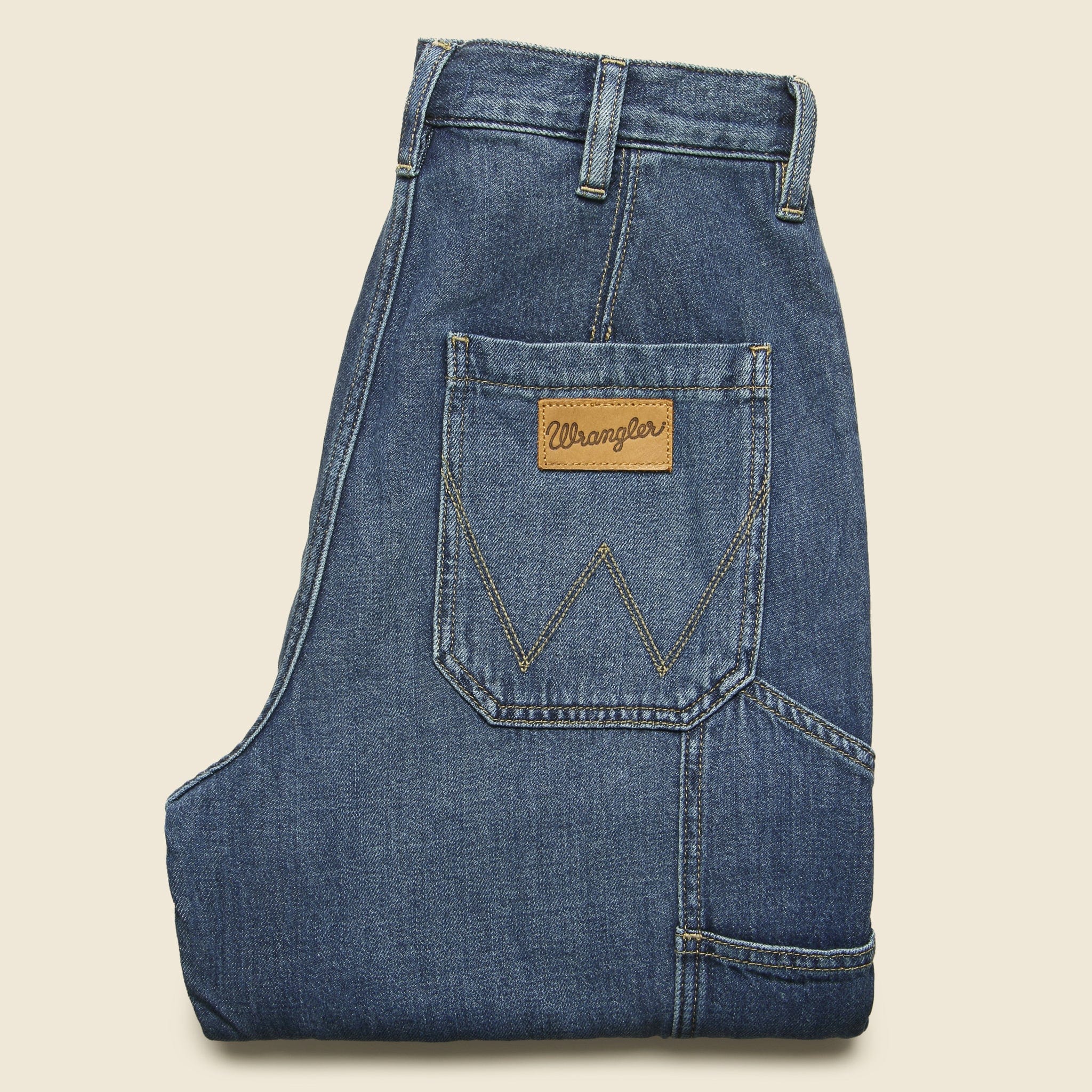 
                          Wide Leg Utility Crop Jean - Rusty Wash - Wrangler - STAG Provisions - W - Pants - Denim
                        