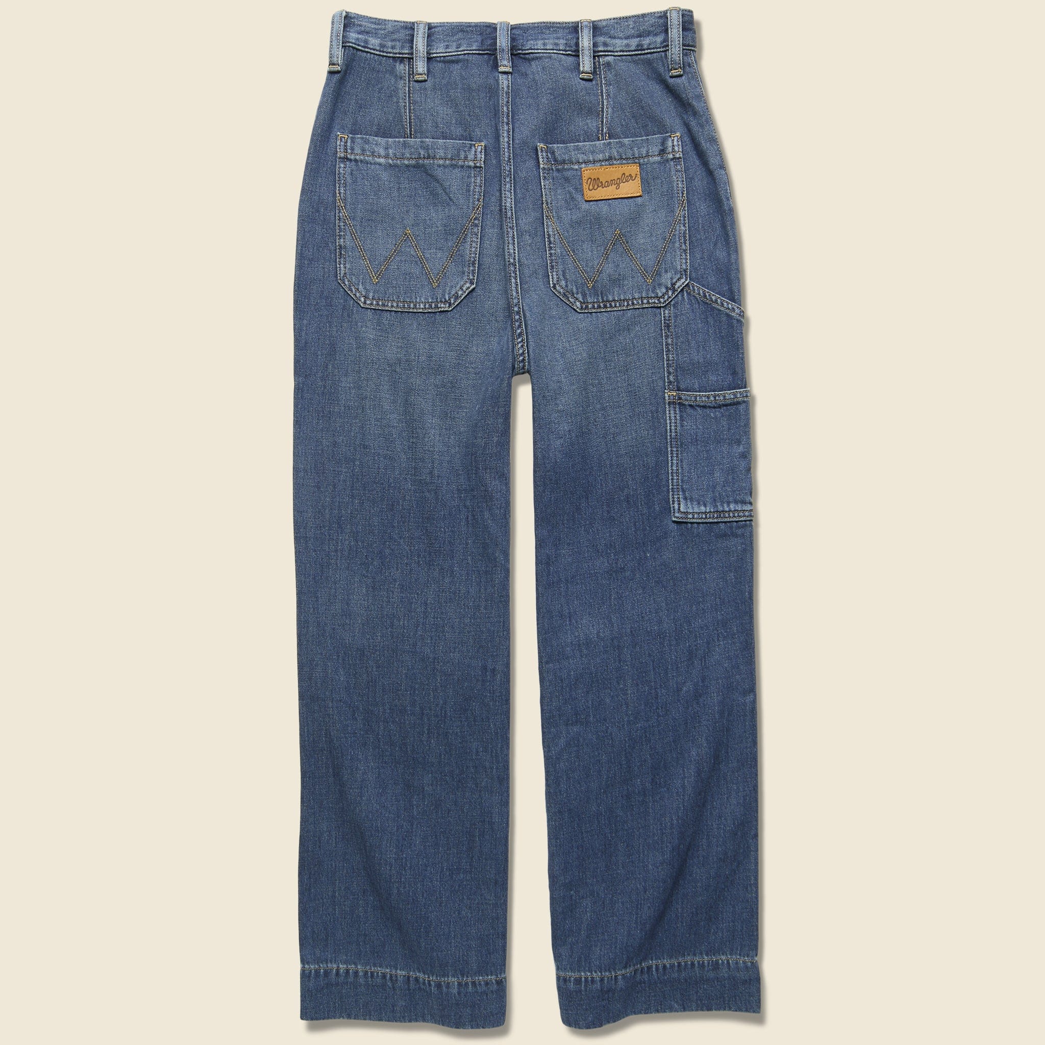 
                          Wide Leg Utility Crop Jean - Rusty Wash - Wrangler - STAG Provisions - W - Pants - Denim
                        