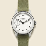 Standard Issue Field Watch 42mm - White/Olive - Weiss Watch Co - STAG Provisions - Accessories - Watches