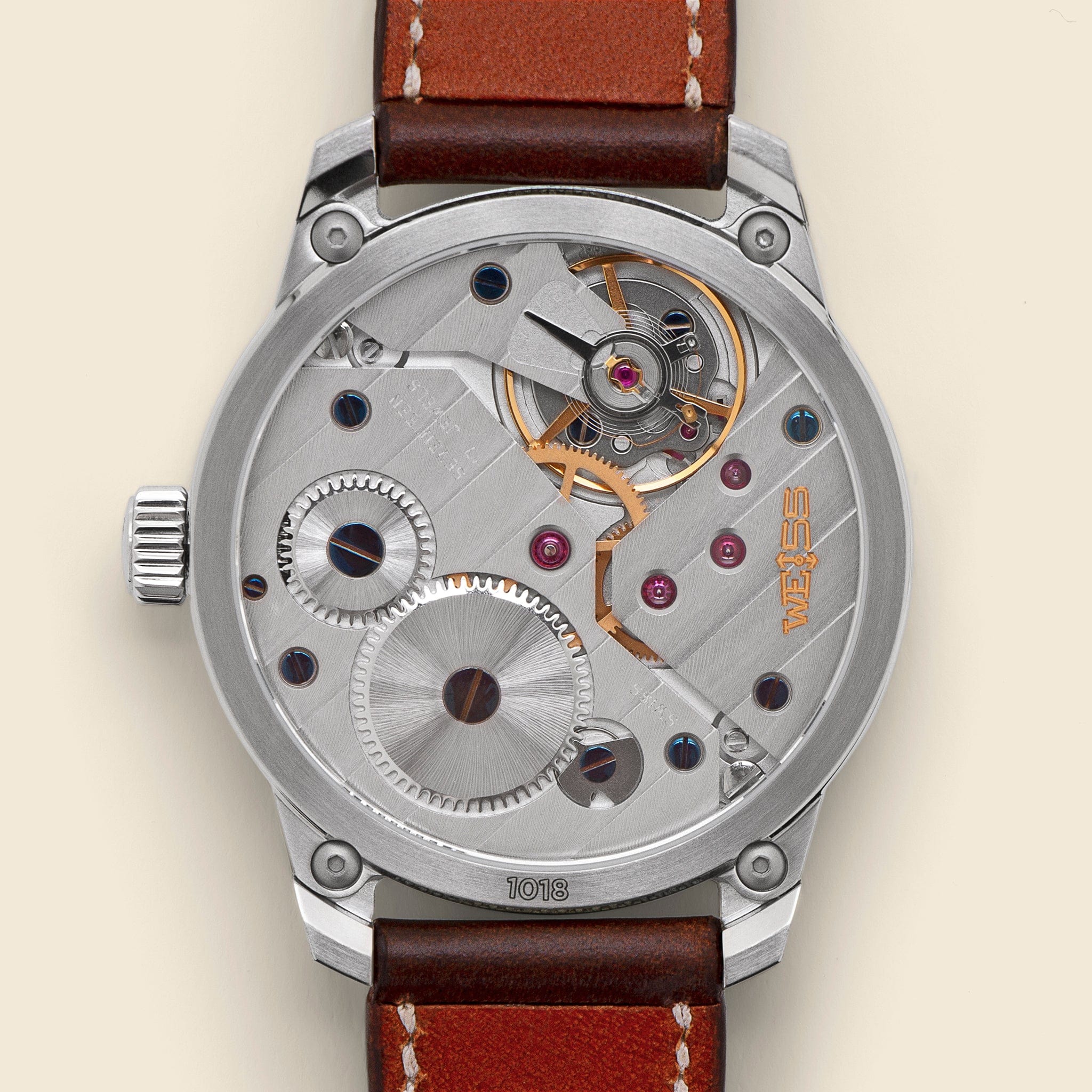 Standard Issue Field Watch 42mm - Latte/Brown - Weiss Watch Co - STAG Provisions - Accessories - Watches