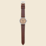 Standard Issue Field Watch 38mm - Latte/Brown - Weiss Watch Co - STAG Provisions - Accessories - Watches