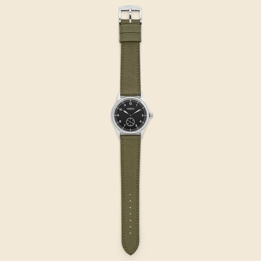 Standard Issue Field Watch 38mm - Black/Olive - Weiss Watch Co - STAG Provisions - Accessories - Watches