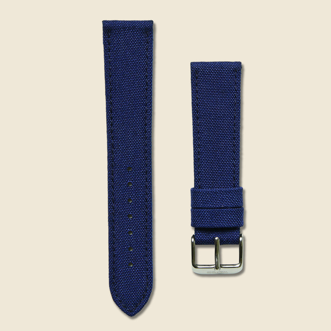 Weiss Watch Co Canvas Watch Band - Navy