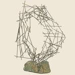 1970s Modern Brutalist Sculpture - Art Gallery - STAG Provisions - One & Done - Art