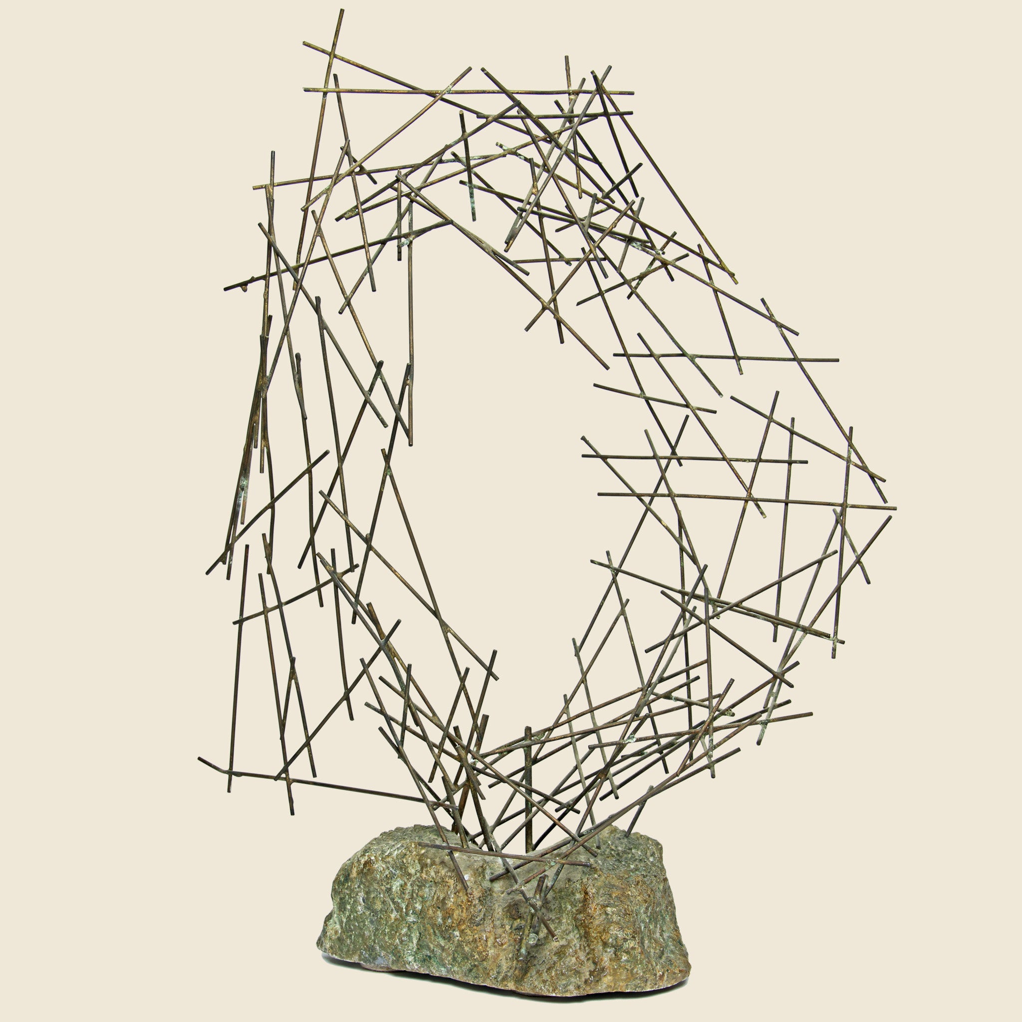 1970s Modern Brutalist Sculpture - Art Gallery - STAG Provisions - One & Done - Art