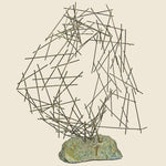 1970s Modern Brutalist Sculpture - Art Gallery - STAG Provisions - One & Done - Art