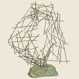 1970s Modern Brutalist Sculpture - Art Gallery - STAG Provisions - One & Done - Art
