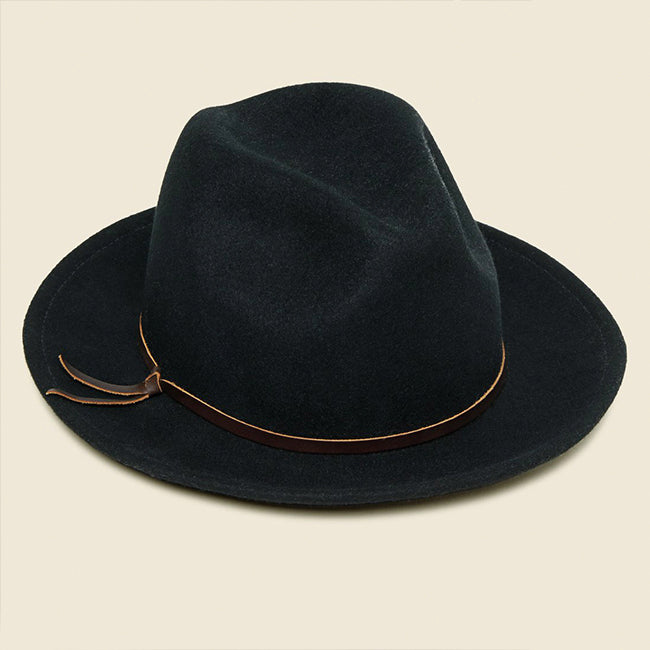 Luke Fedora - Black – STAG Provisions
