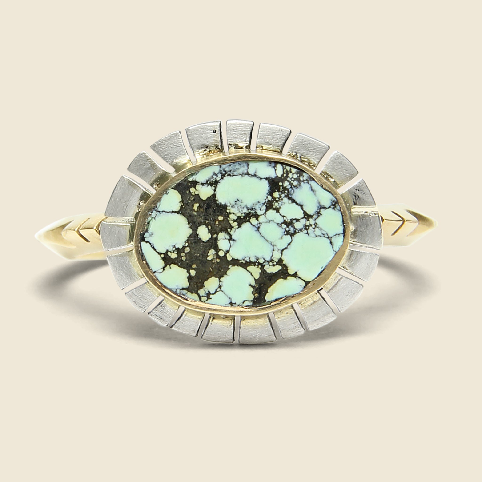 
                          Equinox Ring - Peacock Turquoise - Young in the Mountains - STAG Provisions - W - Accessories - Ring
                        