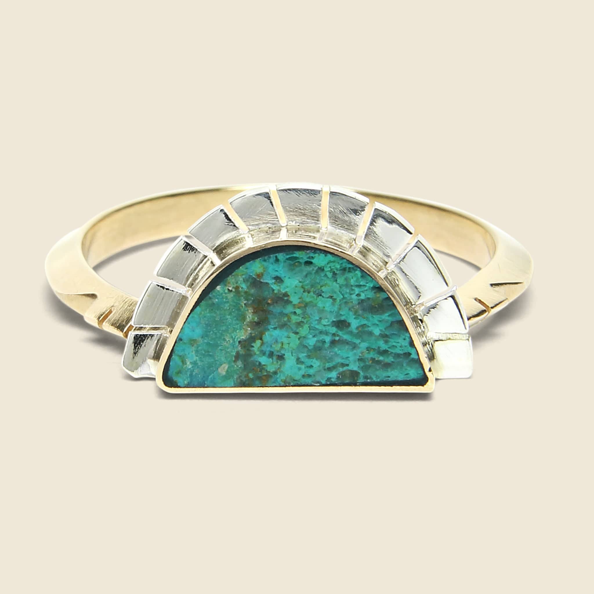 
                          Selene Ring - Chrysocolla - Young in the Mountains - STAG Provisions - W - Accessories - Ring
                        