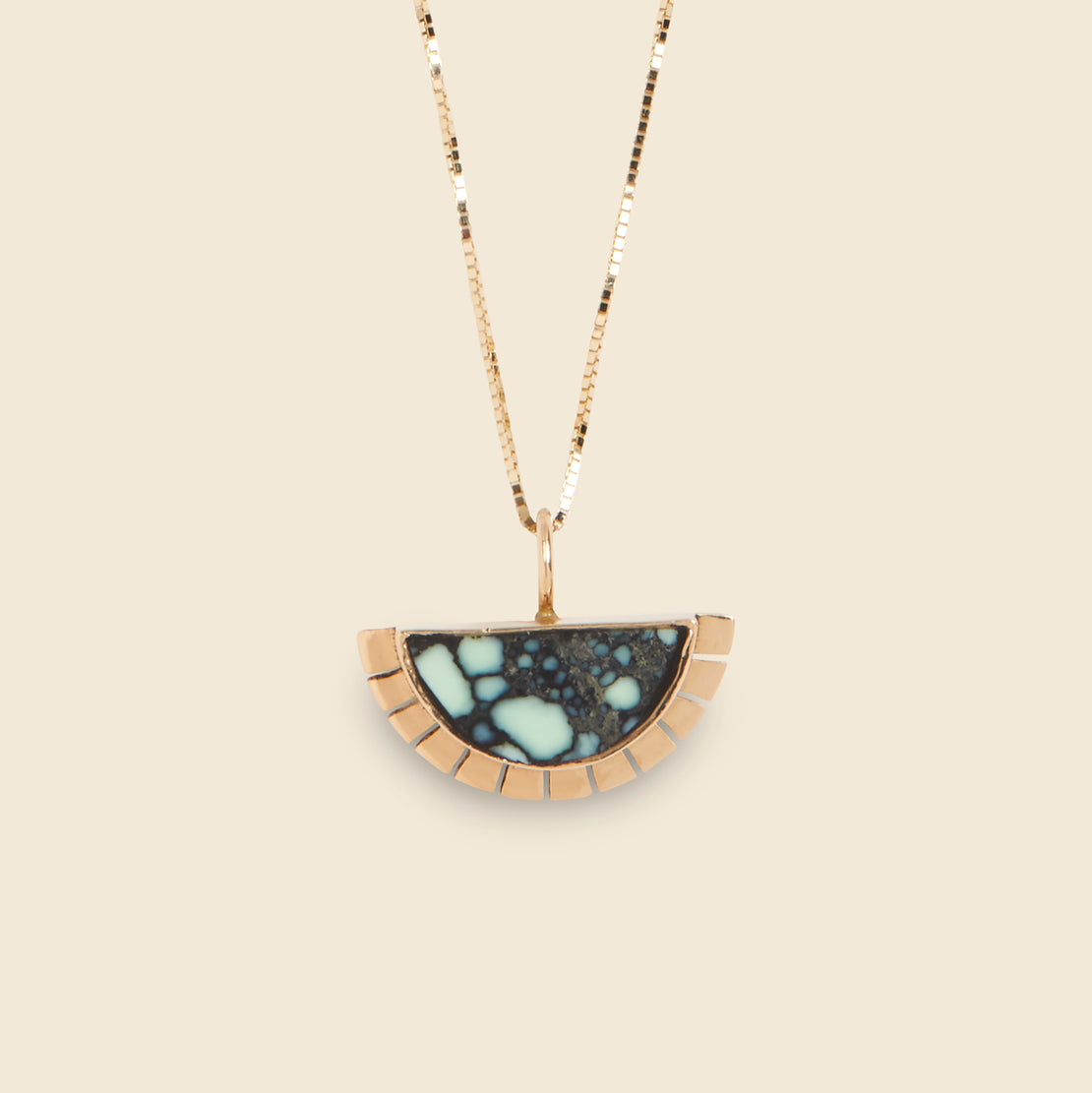 Young in the Mountains Selene Necklace - Colina Verde Variscite