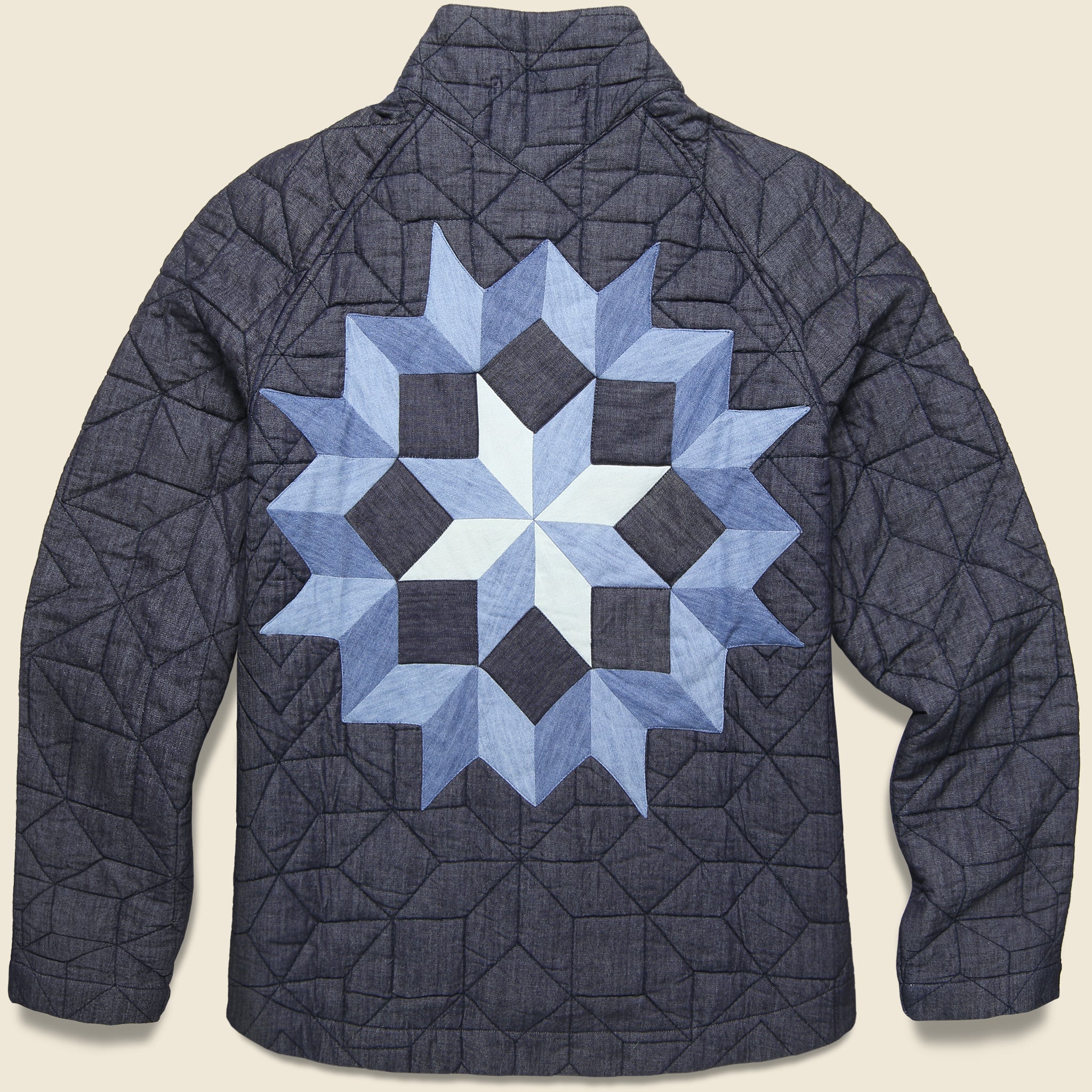 Quilted Denim Erkin Jacket - Indigo - YMC - STAG Provisions - Outerwear - Coat / Jacket