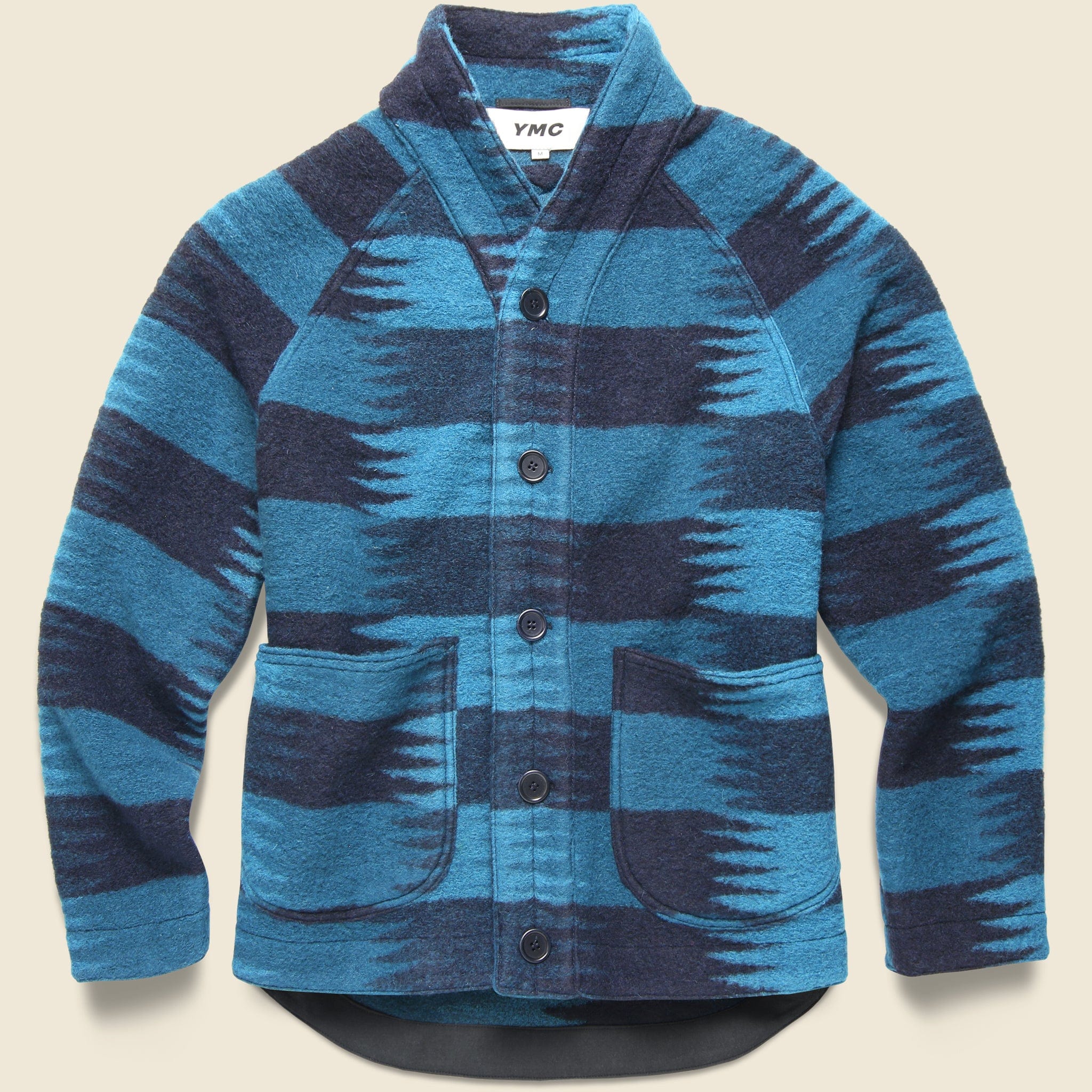 Wool Erkin Jacket - Blue Plaid - YMC - STAG Provisions - Outerwear - Coat / Jacket