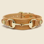 Bit Leather Bracelet - Russet - Yuketen - STAG Provisions - Accessories - Cuffs