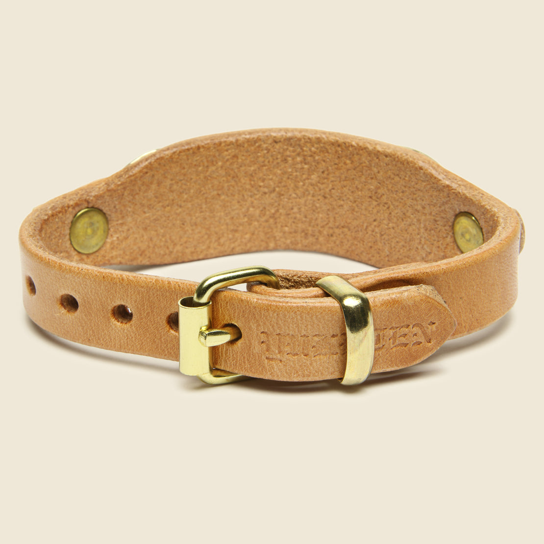 Bit Leather Bracelet - Russet - Yuketen - STAG Provisions - Accessories - Cuffs