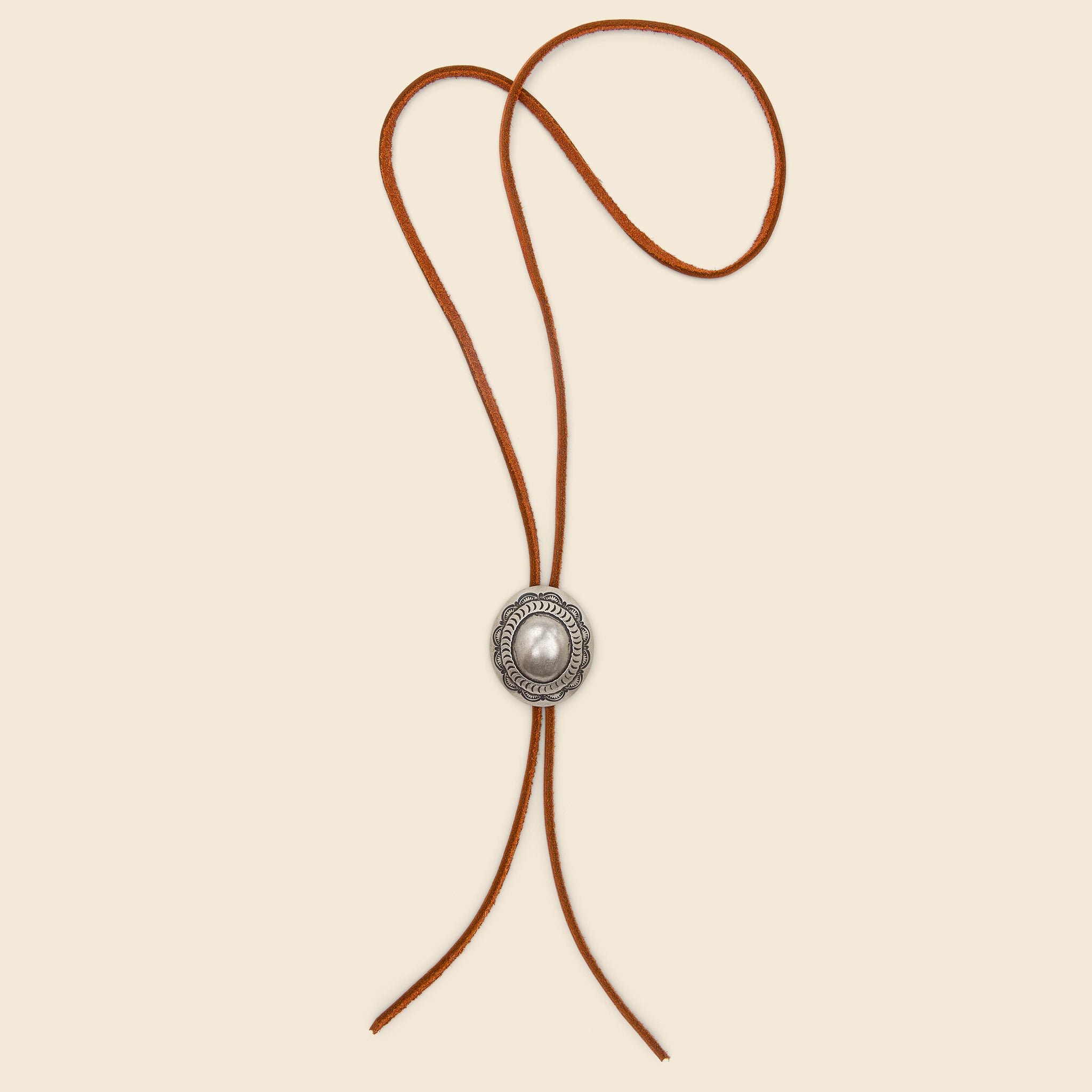 Leather Bolo Tie - Brown - Yuketen - STAG Provisions - Accessories - Necklaces