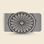 Concho Sunburst Money Clip - Nickel Silver - Yuketen - STAG Provisions - Accessories - Misc. Jewelry