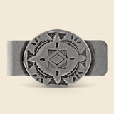 Concho Carved Money Clip - Nickel Silver - Yuketen - STAG Provisions - Accessories - Misc. Jewelry