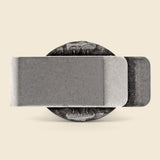 Concho Carved Money Clip - Nickel Silver - Yuketen - STAG Provisions - Accessories - Misc. Jewelry