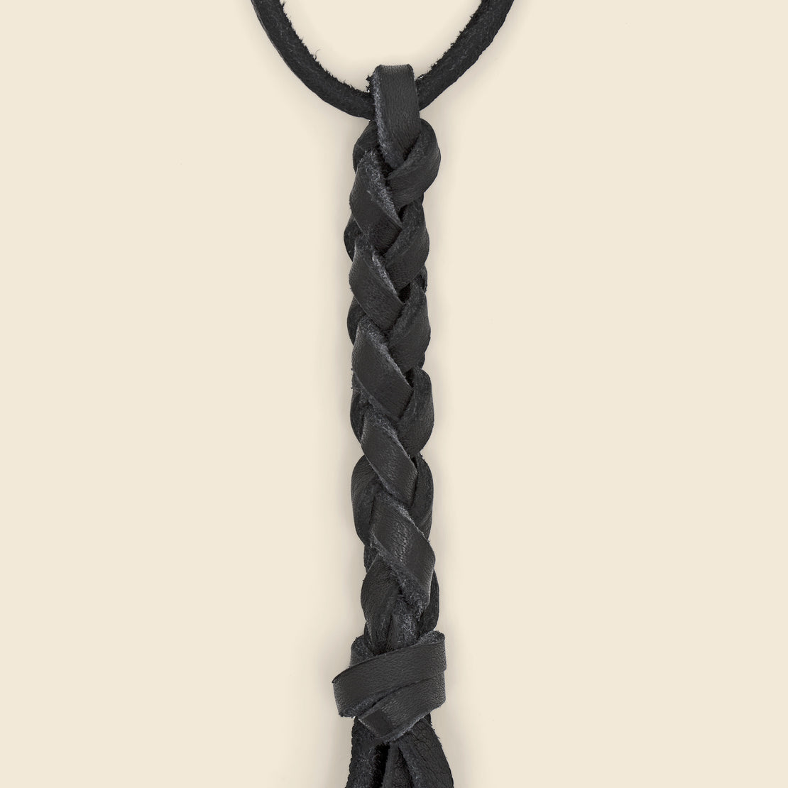 Braided Leather Necklace - Black - Yuketen - STAG Provisions - Accessories - Necklaces