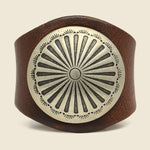 Concho Ring - Leather Needlepoint - Yuketen - STAG Provisions - Accessories - Rings