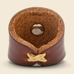 Leather Concho Ring - Brown/Turquoise - Yuketen - STAG Provisions - Accessories - Rings