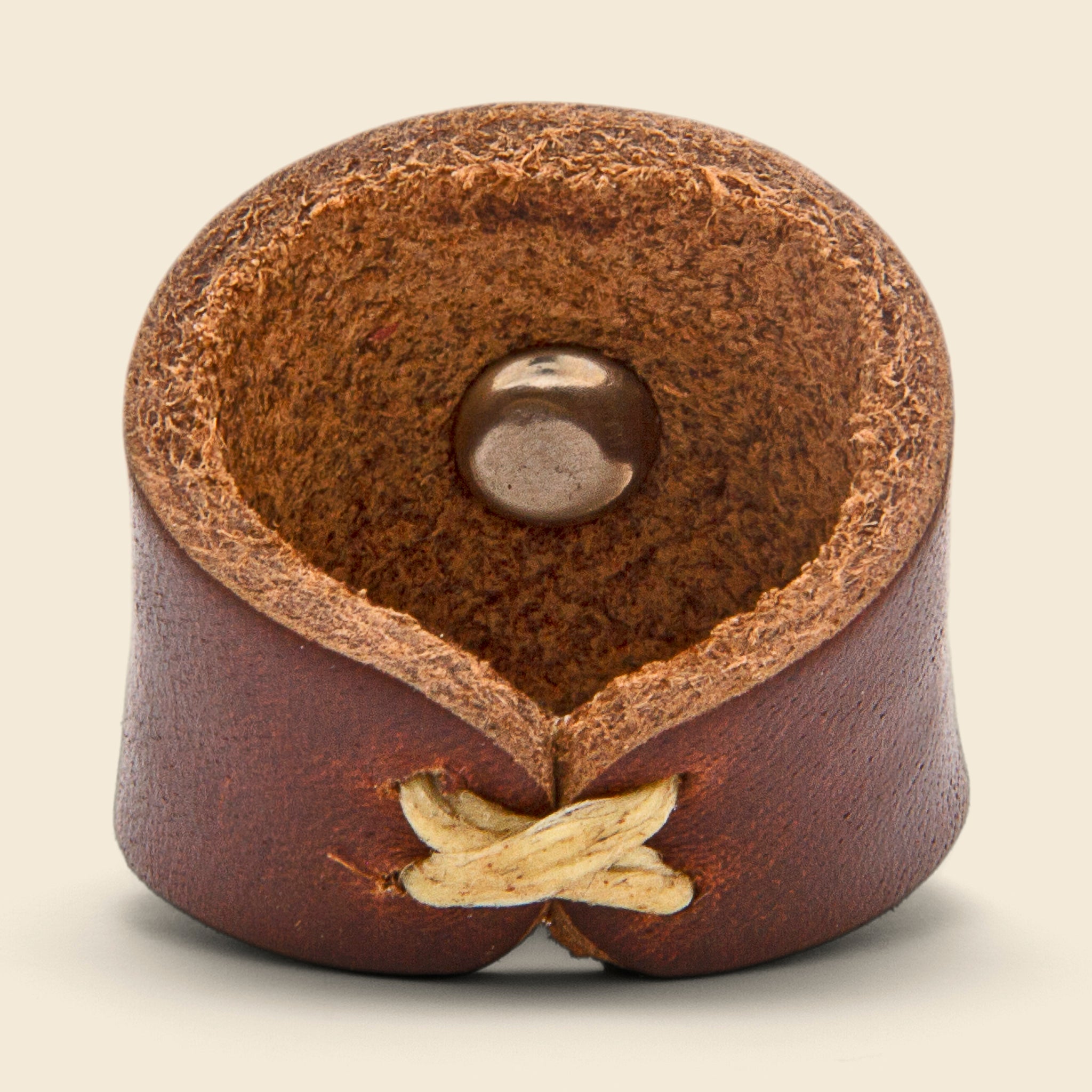 Leather Concho Ring - Brown/Turquoise - Yuketen - STAG Provisions - Accessories - Rings