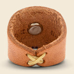 Leather Concho Ring - Tan/Turquoise - Yuketen - STAG Provisions - Accessories - Rings