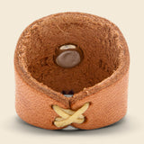 Leather Concho Ring - Tan/Turquoise - Yuketen - STAG Provisions - Accessories - Rings