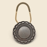 Concho Key Chain Round Smooth Center - Nickel Silver - Yuketen - STAG Provisions - Accessories - Key Chains
