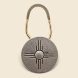 Concho Key Chain Round Zia - Nickel Silver - Yuketen - STAG Provisions - Accessories - Key Chains