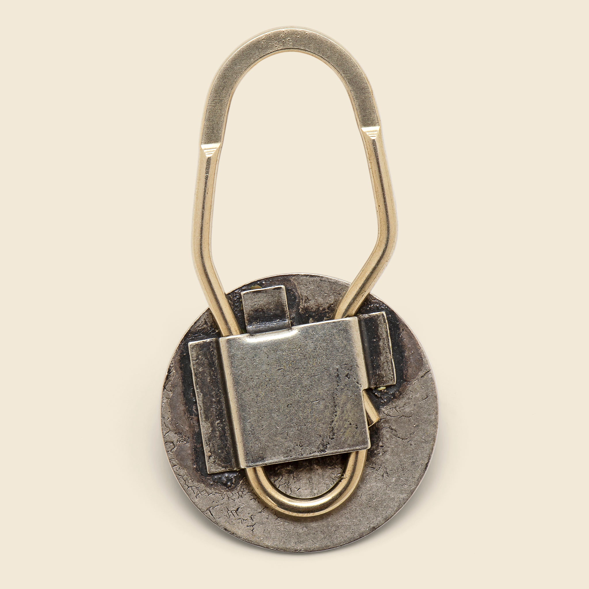 Concho Key Chain Round Zia - Nickel Silver - Yuketen - STAG Provisions - Accessories - Key Chains