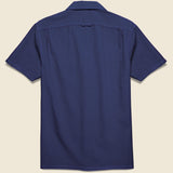 Seersucker Camp Shirt - Navy - Alex Mill - STAG Provisions - Tops - S/S Woven - Other Pattern