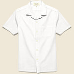 Seersucker Camp Shirt - White - Alex Mill - STAG Provisions - Tops - S/S Woven - Other Pattern