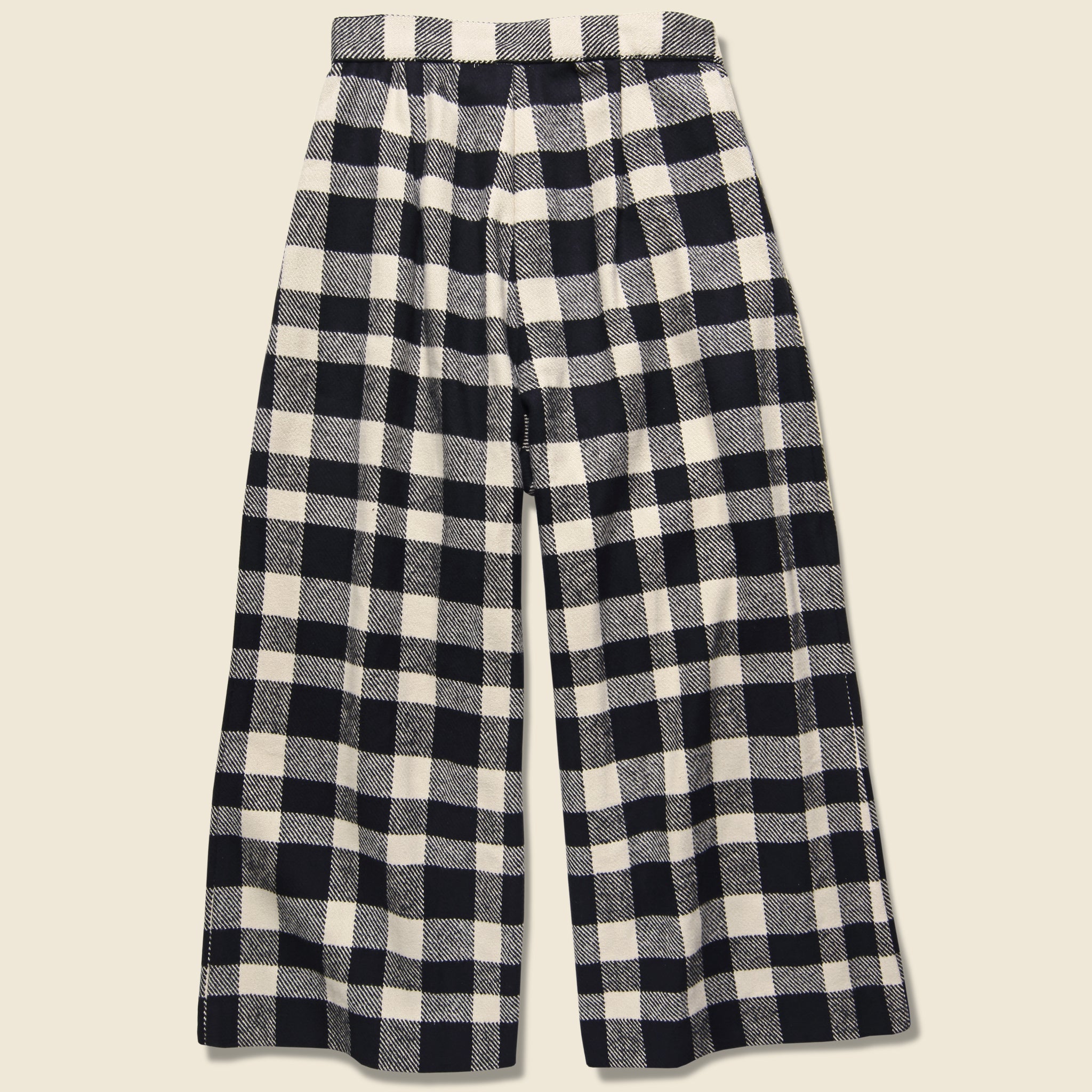 
                          Nikita Culotte - White/Midnight Plaid - Esby - STAG Provisions - W - Pants - Twill
                        